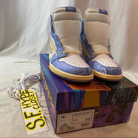Air Kiy Shoes Air Kiy 85 High Size 1 Sneakers University Blue